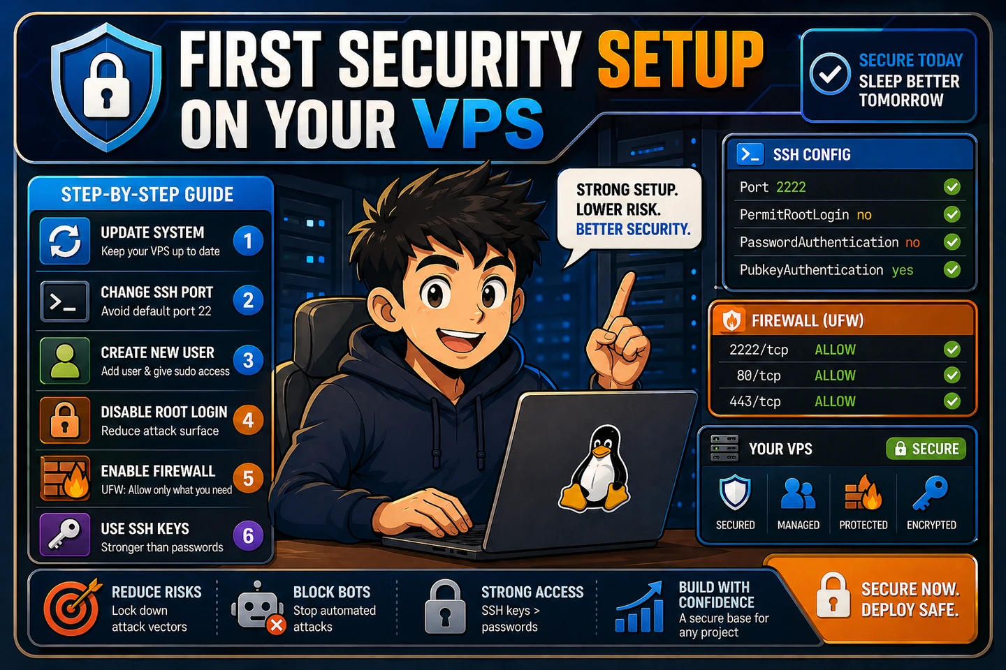 First Security Setup on Your VPS: A Step-by-Step Guide
