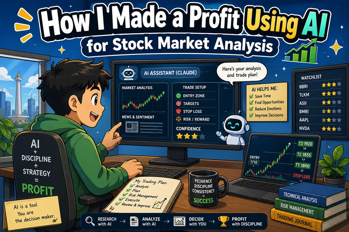 How I Made a Profit Using AI for Stock Market Analysis