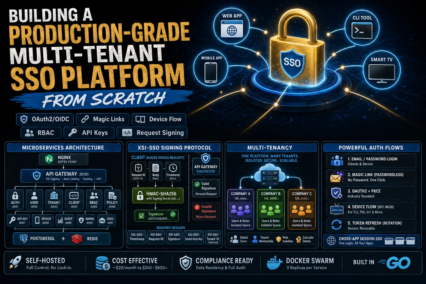 Building a Production-Grade Multi-Tenant SSO Platform from Scratch