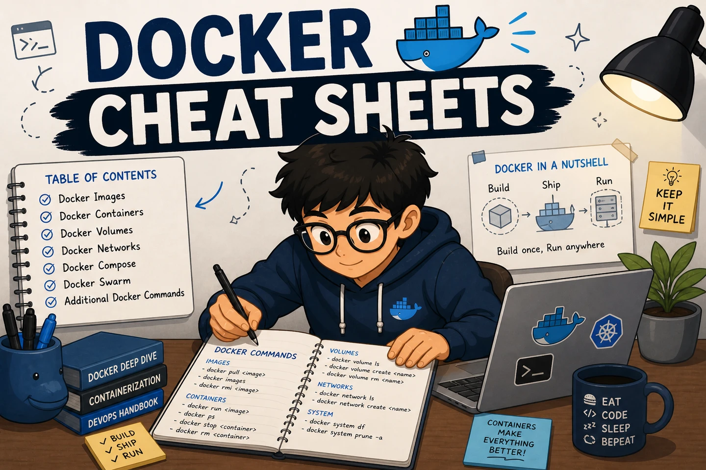 Docker Cheat Sheets: Essential Commands and Tips for Developers